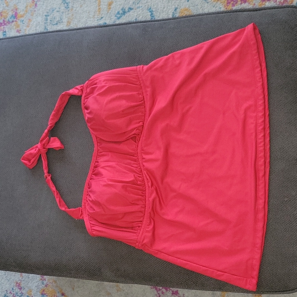 Mossimo Red Halter Tankini NWOT